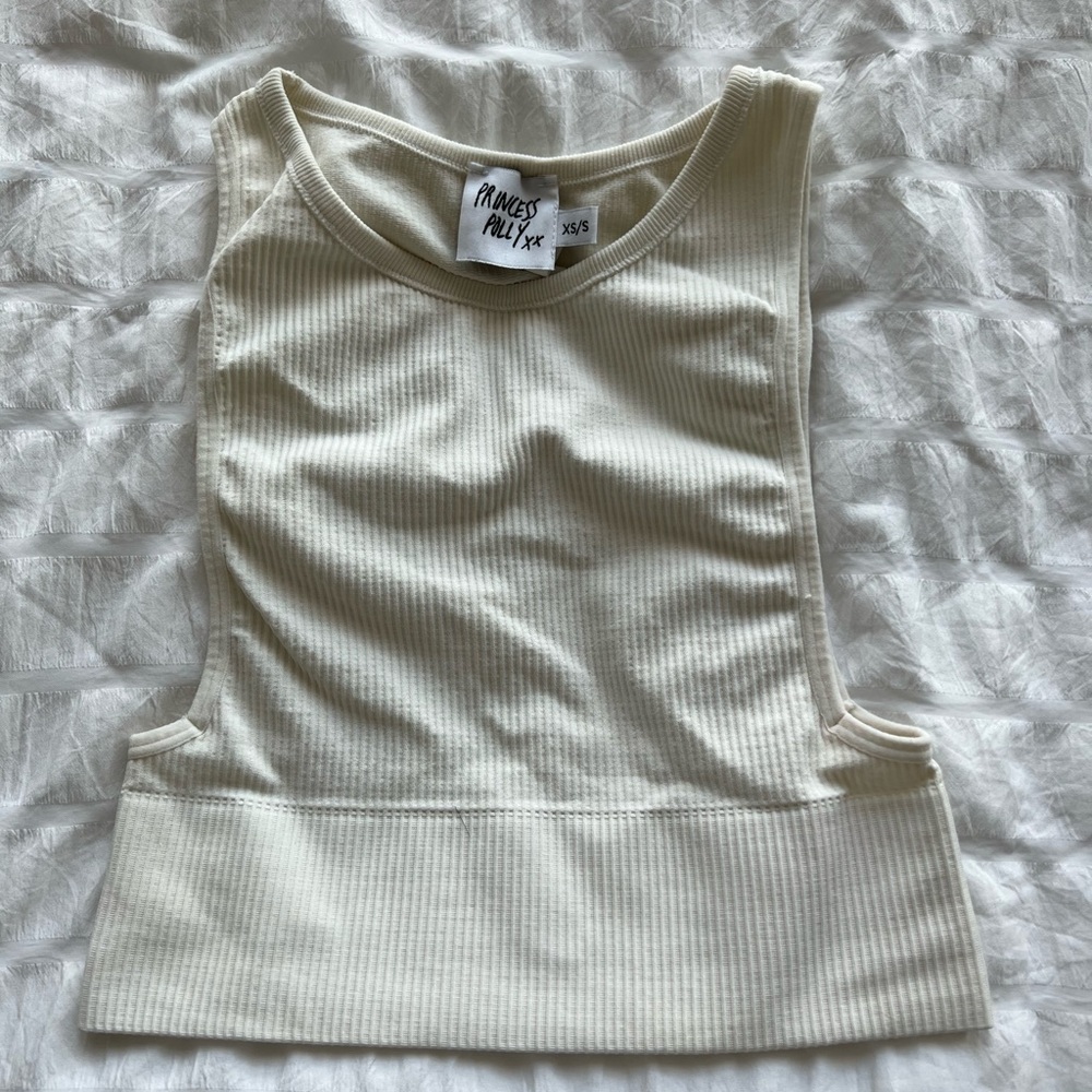 Princess Polly white tank top
